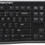 Logitech MK270 Wireless Keyboard and Mouse Combo for Windows, 2.4 GHz, 8 Multimedia Keys, PC, Laptop, Wireless Keyboard Compact Mouse Combo - Black