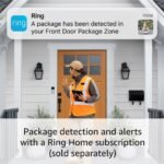 Enhanced Security: Satin Nickel Video Doorbell with Live View and Two-Way Talk