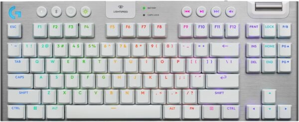 Logitech G915 TKL: Sleek Wireless Gaming Keyboard with Customizable RGB and Durable PBT Keycaps 6 Logitech G915 TKL: Sleek Wireless Gaming Keyboard with Customizable RGB and Durable PBT Keycaps