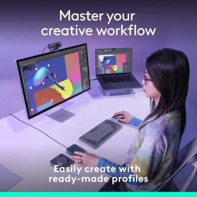 Logitech MX Creative Console: Customizable Control for Design, Streaming, and More 5 Logitech MX Creative Console: Customizable Control for Design, Streaming, and More