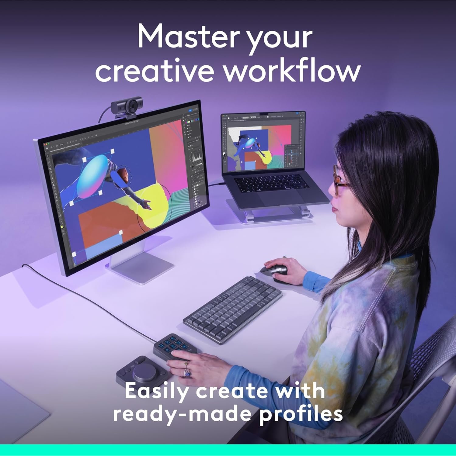 Logitech MX Creative Console: Customizable Control for Designers and Streamers 5 Logitech MX Creative Console: Customizable Control for Designers and Streamers