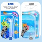 Vibrant Cat Water Play Mat: Interactive Splash Pad for Fun and Exercise