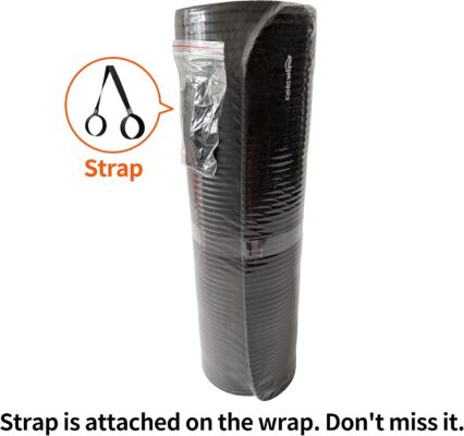 Amazon Basics 1/2 Inch Extra Thick Exercise Yoga Mat with Carrying Strap, Cushioned Support, for Fitness and Gym Workouts 15 Amazon Basics 1/2 Inch Extra Thick Exercise Yoga Mat with Carrying Strap, Cushioned Support, for Fitness and Gym Workouts
