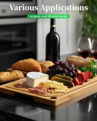 Kitsure Bamboo Cutting Board: Versatile & Juice-Ready Kitchen Essential in Multiple Sizes 8 Kitsure Bamboo Cutting Board: Versatile & Juice-Ready Kitchen Essential in Multiple Sizes