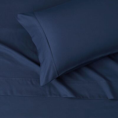 Amazon Basics Lightweight Super Soft Easy Care Wrinkle Free Microfiber 3 Piece Bed Sheet Set with 14-Inch Deep Pockets, Twin, Navy Blue, Solid, Kids, Men & Women Bedding 10 Amazon Basics Lightweight Super Soft Easy Care Wrinkle Free Microfiber 3 Piece Bed Sheet Set with 14-Inch Deep Pockets, Twin, Navy Blue, Solid, Kids, Men & Women Bedding