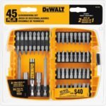 DEWALT Screwdriver Bit Set with Tough Case, 45-Piece (DW2166), Grey/Silver Screwdriving Set with Tough Case