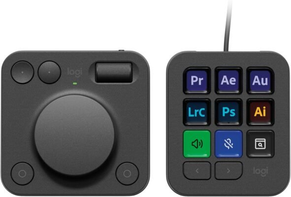 Logitech MX Creative Console: Customizable Control for Design, Streaming, and More 1 Logitech MX Creative Console: Customizable Control for Design, Streaming, and More