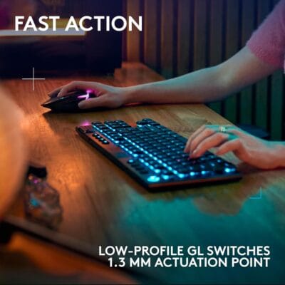 Logitech G915 X TKL Wireless Gaming Keyboard: Customizable RGB Precision with Premium PBT Keycaps 5 Logitech G915 X TKL Wireless Gaming Keyboard: Customizable RGB Precision with Premium PBT Keycaps