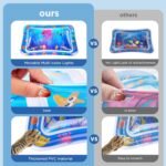 Vibrant Cat Water Play Mat: Interactive Splash Pad for Fun and Exercise
