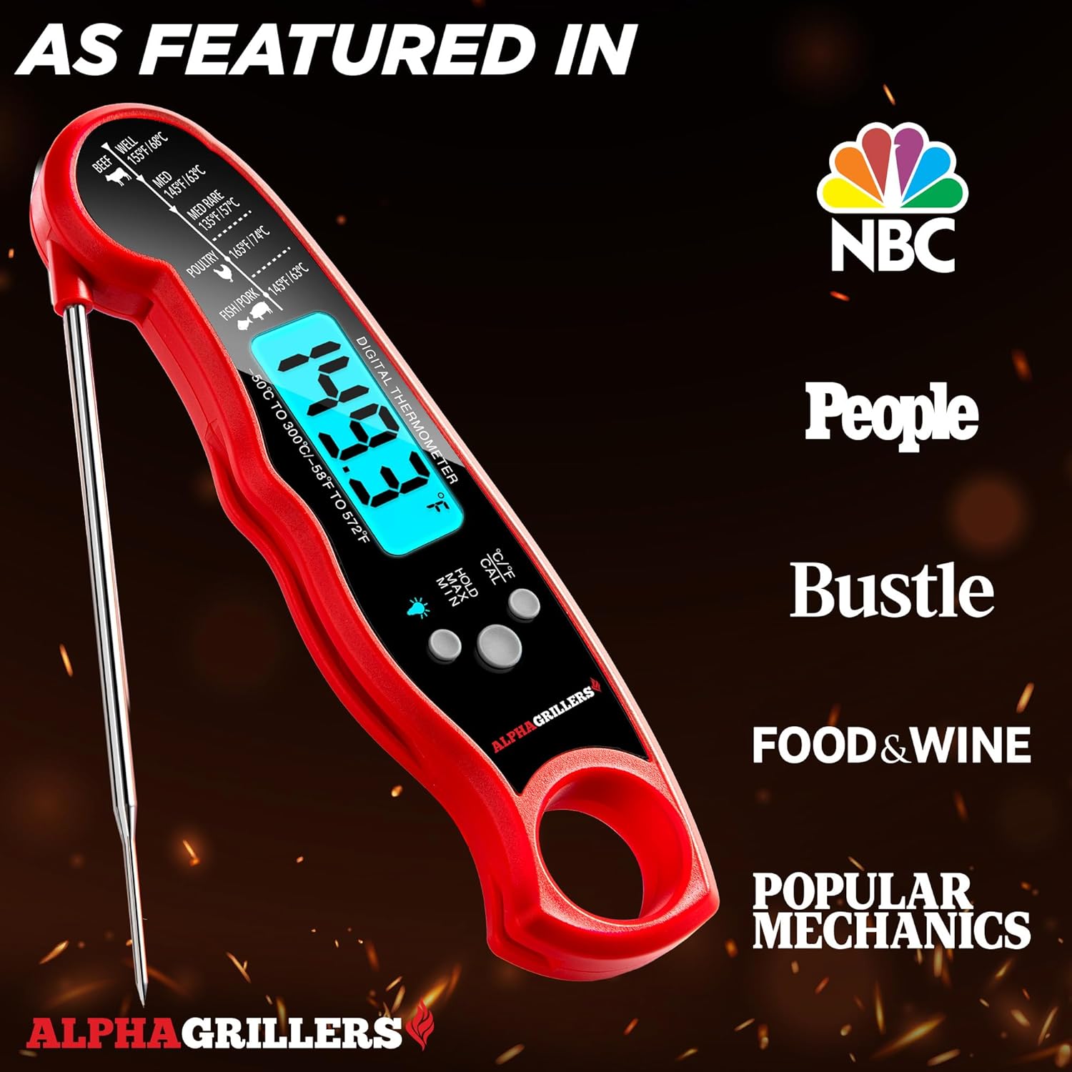 Instant Read Meat Thermometer: The Ultimate BBQ Companion for Perfectly Cooked Meals! 11 Instant Read Meat Thermometer: The Ultimate BBQ Companion for Perfectly Cooked Meals!