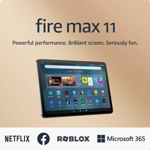 Amazon Fire Max 11: Your Ultimate Entertainment Hub with Stunning Vivid Display and All-Day Battery