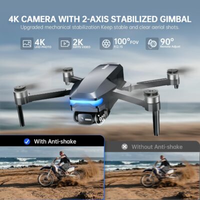 Compact 4K Camera Drone with Smart Features for Effortless Aerial Adventures 9 Compact 4K Camera Drone with Smart Features for Effortless Aerial Adventures