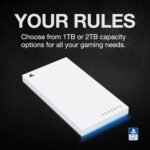 Seagate 1TB Game Drive: PS5-Optimized External SSD with Stylish LED Lighting