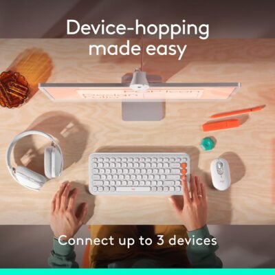 Logitech POP Mouse: The Versatile Silent Companion for Your Devices in Lilac. 10 Logitech POP Mouse: The Versatile Silent Companion for Your Devices in Lilac.