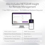 NETGEAR GS748T: Versatile 48-Port Managed Gigabit Switch with Cloud Management and Rackmount Flexibility