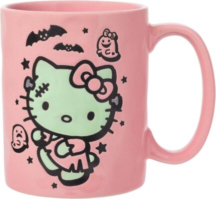 Spooky Cheers: Hello Kitty's Halloween Frankenstein Mug 5 Spooky Cheers: Hello Kitty's Halloween Frankenstein Mug