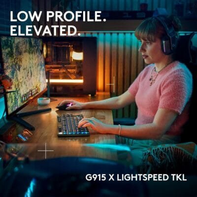 Logitech G915 X TKL Wireless Gaming Keyboard: Customizable RGB Precision with Premium PBT Keycaps 4 Logitech G915 X TKL Wireless Gaming Keyboard: Customizable RGB Precision with Premium PBT Keycaps