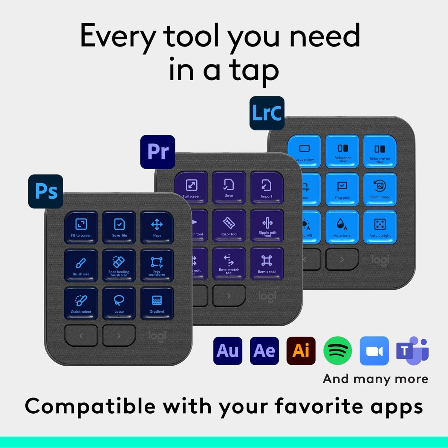 Logitech MX Creative Console: Customizable Control for Designers and Streamers 6 Logitech MX Creative Console: Customizable Control for Designers and Streamers