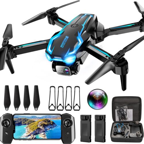 2K HD FPV Drone with Camera for Adults – Altitude Hold, One-Key Takeoff/Landing, 3 Speed Modes, Headless Mode, 2 Batteries, Foldable & Portable, Best Gifts for Beginners, Teen Boys & Girls 2K HD FPV Drone with Camera for Adults – Altitude Hold, One-Key Takeoff/Landing, 3 Speed Modes, Headless Mode, 2 Batteries, Foldable & Portable, Best Gifts for Beginners, Teen Boys & Girls