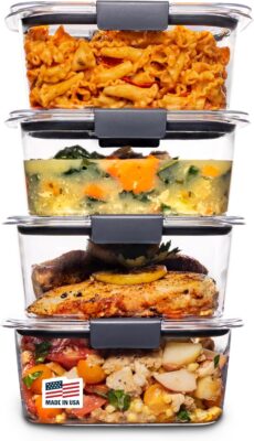 Leak-Proof Food Storage Set: Perfect for Meal Prep and Leftovers 6 Leak-Proof Food Storage Set: Perfect for Meal Prep and Leftovers