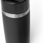 YETI 16 oz Insulated Travel Bottle with Leakproof Cap - Sleek Black Design