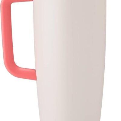 Owala FreeSip Tumbler: Travel-Ready Insulated Water Bottle with Built-In Straw & Handle, 40oz in Sparkling Sherbet