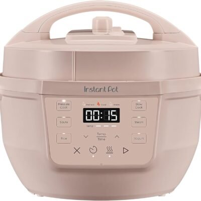 Compact Culinary Powerhouse: 7-in-1 Mini Multi Cooker in Rosewater