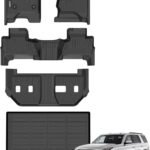 All-Weather Floor Mats & Cargo Liner for 2015-2020 Chevy Suburban & GMC Yukon XL with 2nd Row Bench Seat