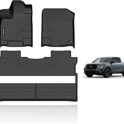 All-Weather TPE Floor Mats for Honda Ridgeline: Custom Fit and Non-Slip Protection