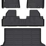 All-Weather TPE Floor Mats & Cargo Liner Set for 2010-2015 Lexus RX Series - Ultimate Protection and Slip Resistance