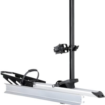 Portable Folding Bike Carrier: 1-Bike Hitch Rack with Ramp for Cars, SUVs, and RVs – 100 lbs Capacity