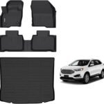 Custom All-Weather Floor Mats and Cargo Liner Set for 2015-2025 Ford Edge & ST - Ultimate Protection in Black