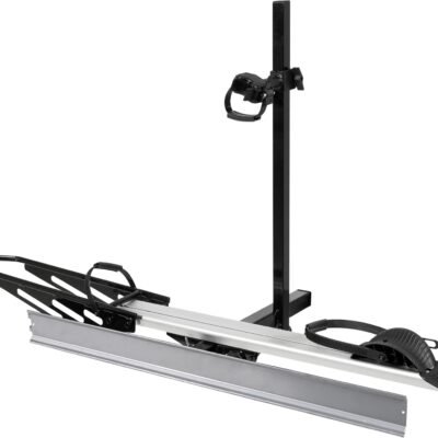 Heavy-Duty Hitch Bike Carrier with Ramp for Electric Bikes – 100 lbs Capacity