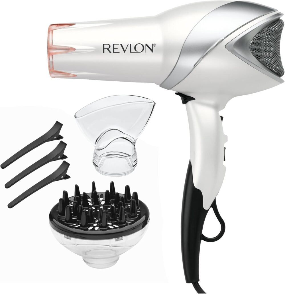 Revlon Infrared Ionic Blow Dryer: Shine and Softness with Advanced Heat Protection