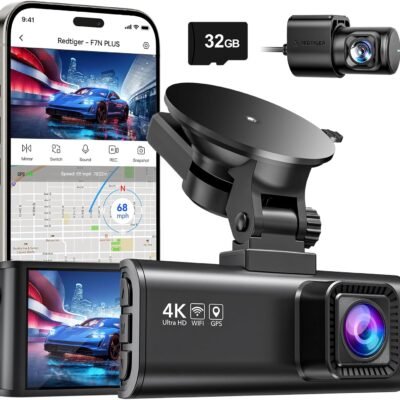 REDTIGER F7NP: Ultimate 4K Dash Cam with Night Vision and Dual Viewing