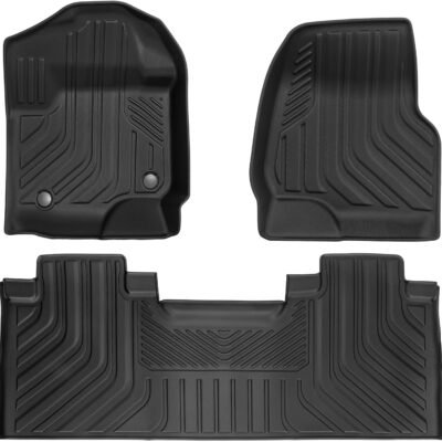 All-Weather Floor Liners for 2017-2025 Ford F250/F350 SuperCrew with Under-Seat Storage