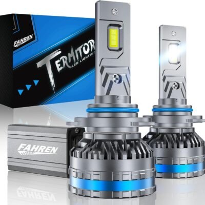 Fahren 9005/HB3 120W Bright LED Fog Lights – 55000 Lumens, Waterproof, Easy Install (Pack of 2)