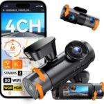 Vantrue N5S: Ultimate 360° WiFi Dash Cam with All-Day Monitoring & Advanced Night Vision