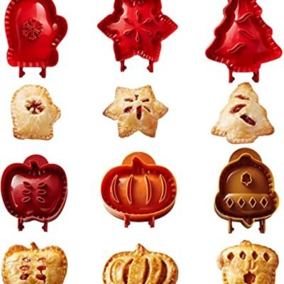 Festive Mini Pie Press Set: Perfect for Delicious Hand Pies at Every Celebration!