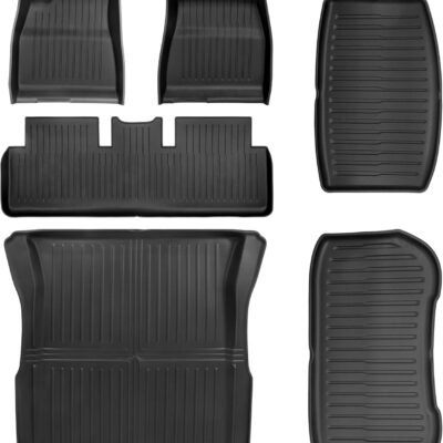 Custom All-Weather Floor Mats for Tesla Model 3 Highland 2024-2025: Complete Interior Protection