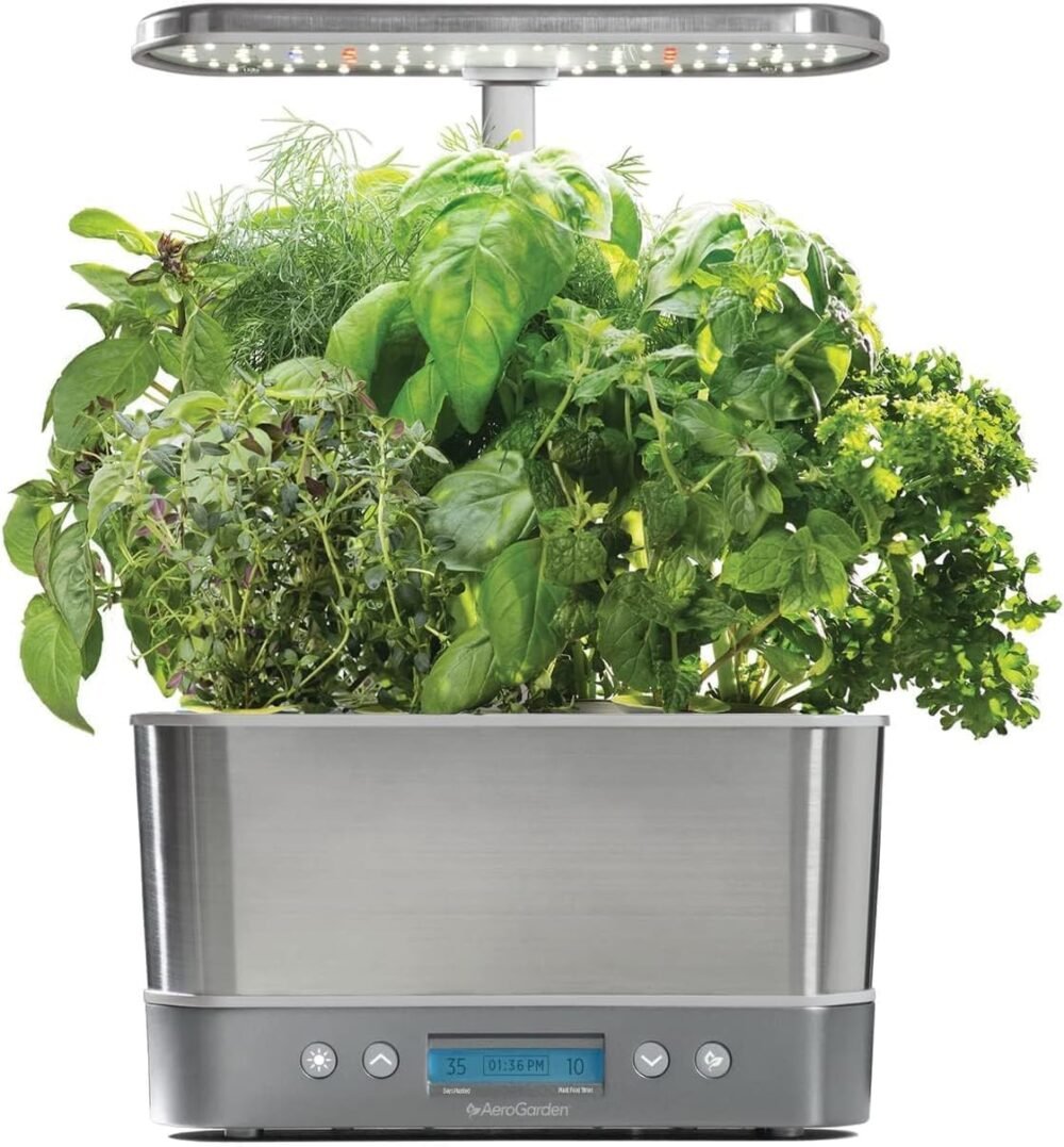 Hydroponic Indoor Garden System: Grow Fresh Herbs and Vegetables Year-Round