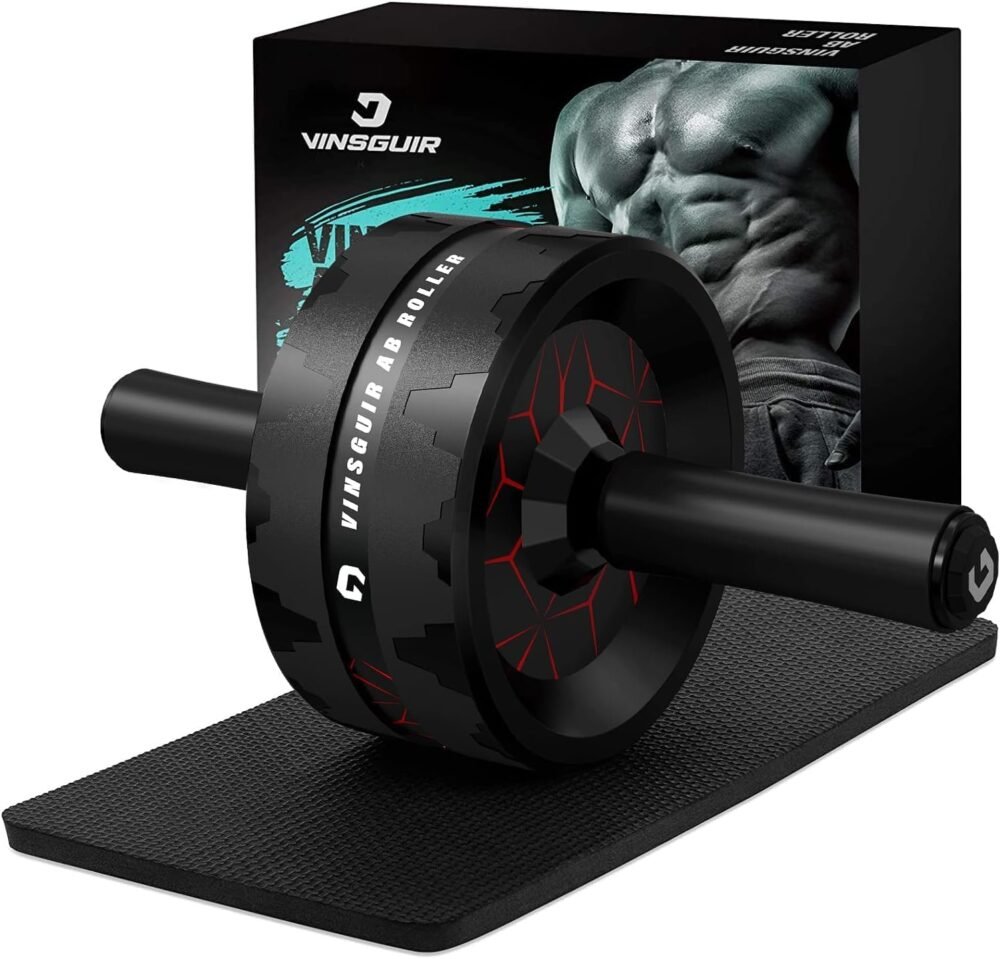 VINSGUIR Ab Roller: Your Ultimate Home Gym Companion for Core Strength and Full-Body Fitness.