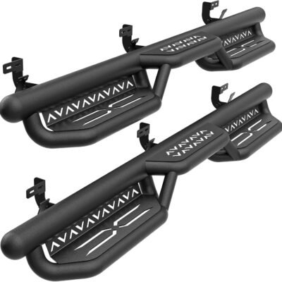 Heavy-Duty Steel Running Boards for Dodge Ram Crew Cabs (2009-2024)