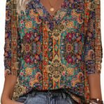 Chic and Versatile: Zeagoo Women's Fall V-Neck Tees for Effortless Style