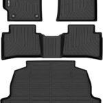 Custom All-Weather Floor Mats and Cargo Liner Set for 2020-2025 Toyota Corolla Sedans - Anti-Slip Protection in Black