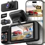 REDTIGER F17: Ultimate 4K Triple Lens Dash Cam with WiFi and GPS for Enhanced Road Safety.