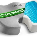 Ergonomic Gel and Memory Foam Cushion for Ultimate Comfort and Pain Relief in Office and Car Seats