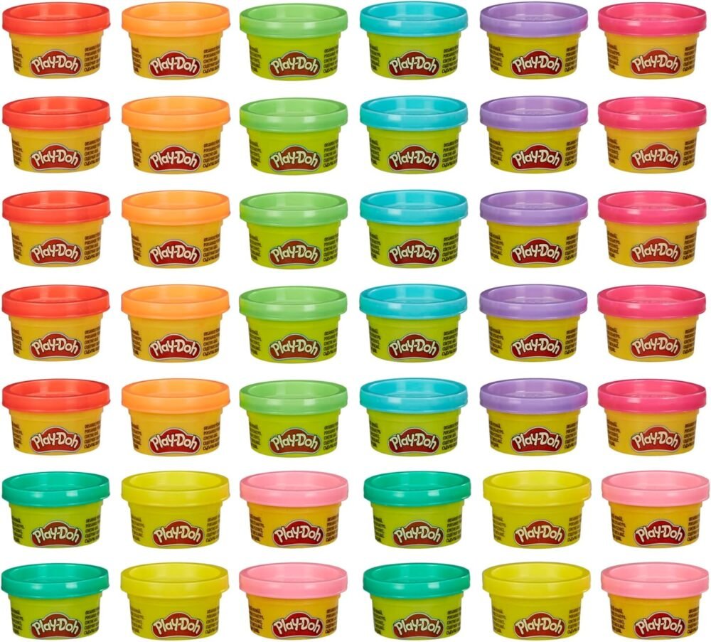 Colorful Creativity: 42-Pack Play Doh Cans for Endless Fun and Learning!