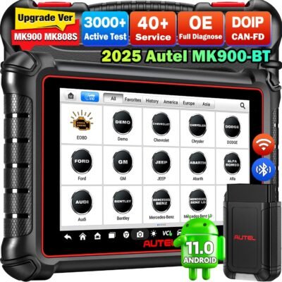 Autel MaxiCOM MK900BT: Advanced 2025 Bidirectional Diagnostic Tool with Extensive Vehicle Coverage and Active Tests