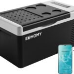 EUHOMY 12V Portable Compressor Fridge: Smart Cooling for Adventures on the Go!